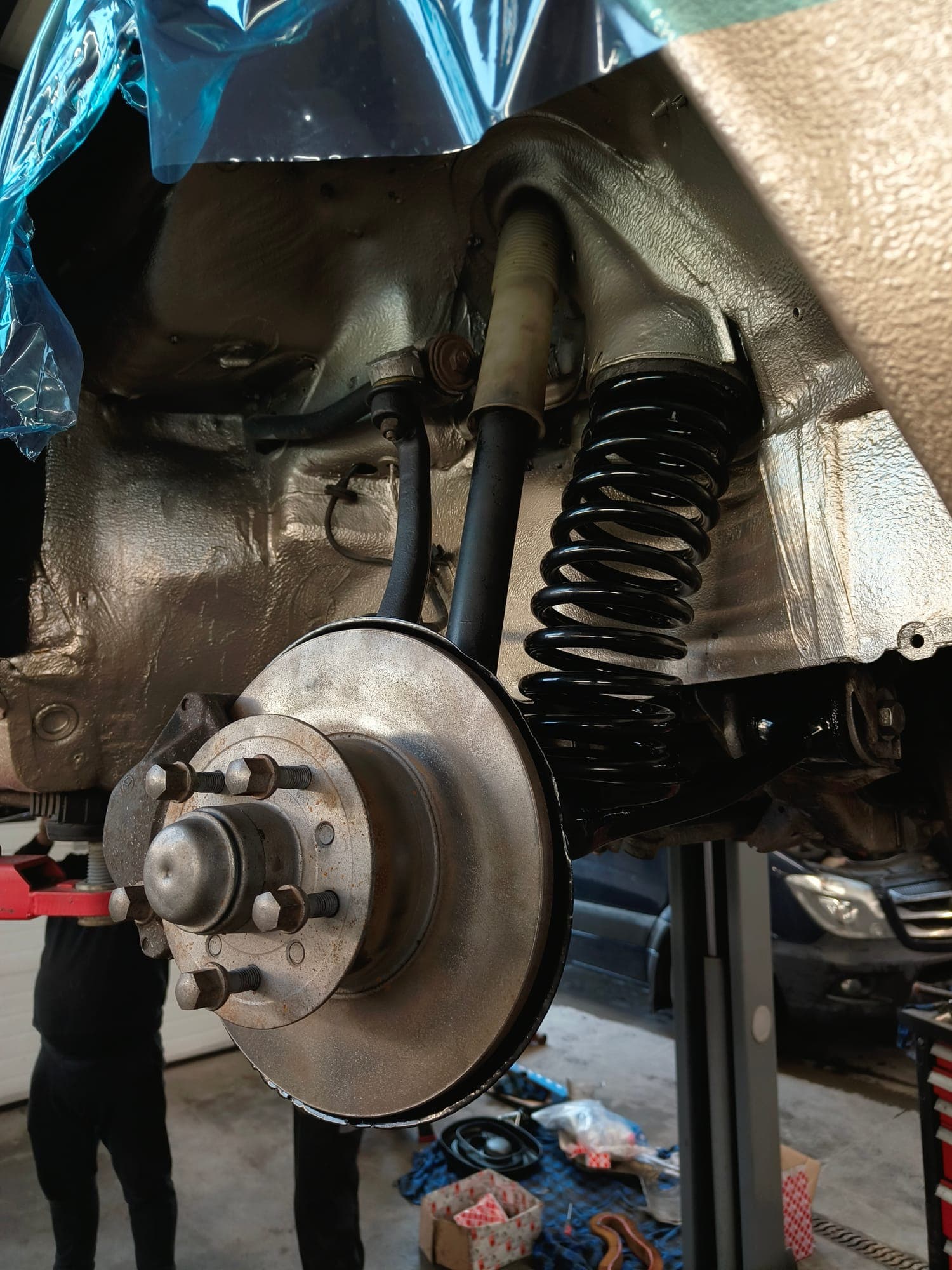 Suspension and brakes after restoration